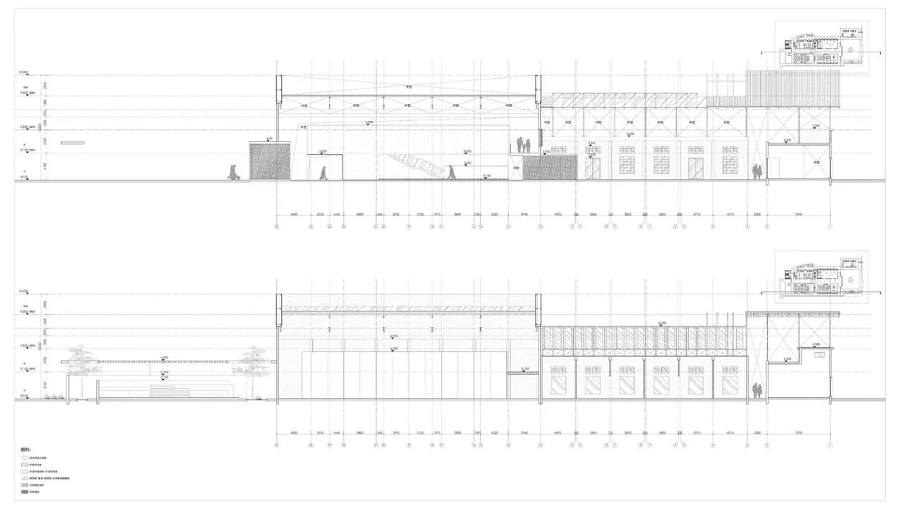 BIM Architecture | Renovation of Shuangchuang Living Room in Dongbantou Village, Tongxiang | Shanghai Yanyang Architectural Design Studio