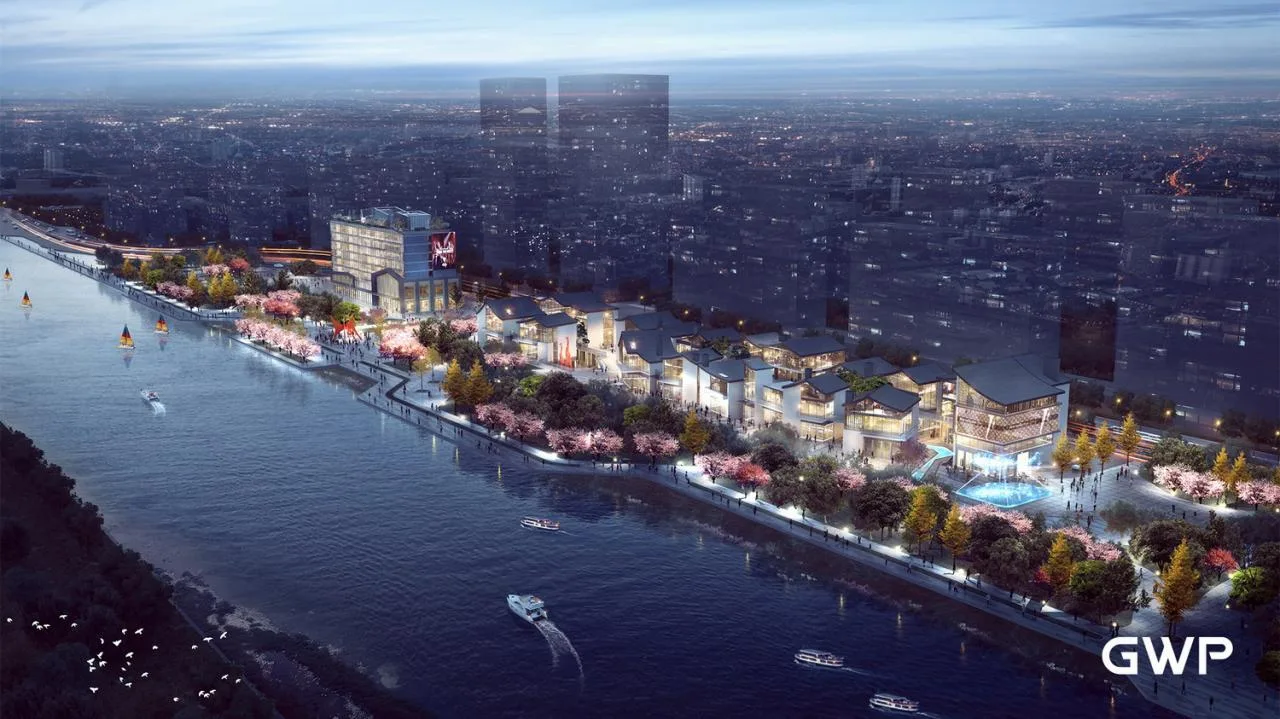 BIM Architecture | Hangzhou Lin'an Tiaoxi Park Cultural and Leisure Commercial Street/GWP Works