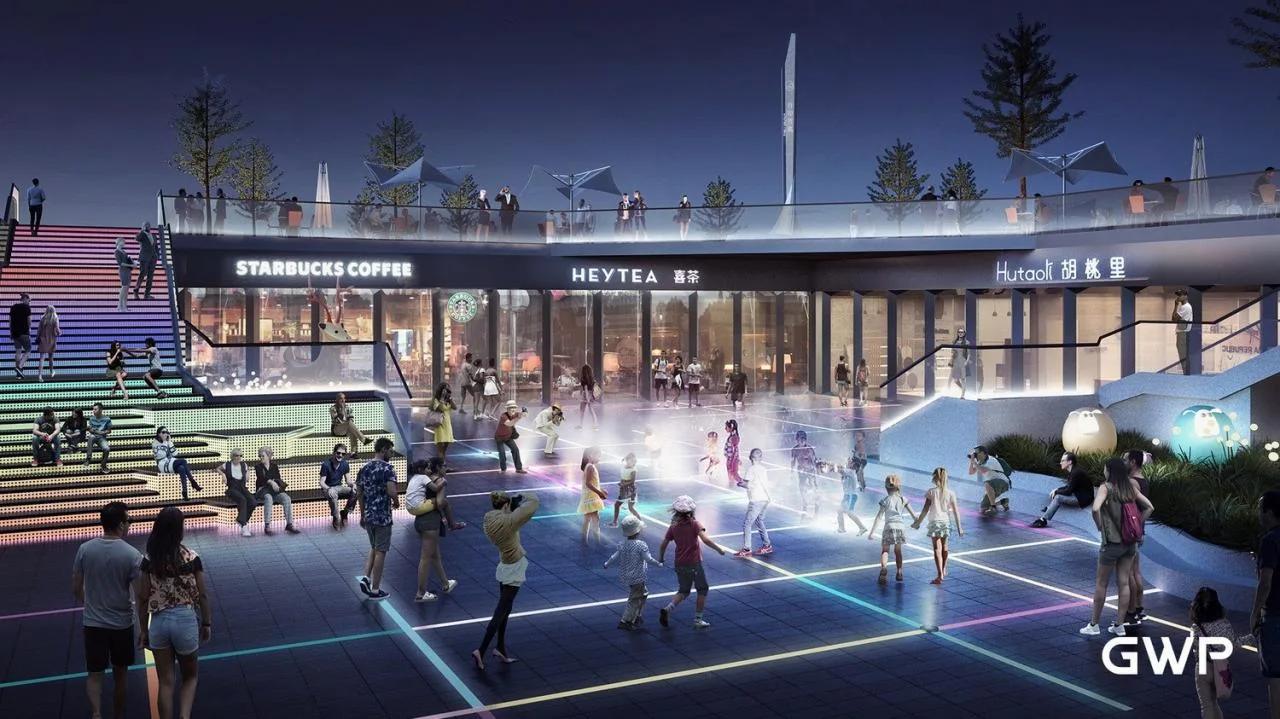 BIM Architecture | Hangzhou Lin'an Tiaoxi Park Cultural and Leisure Commercial Street/GWP Works