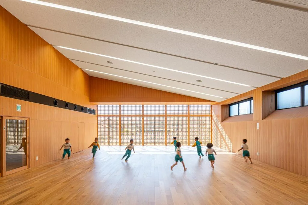 BIM Architecture | EZ Kindergarten, Staircase Space Building Fun Game Space/Hibiya Design+Kids Design Labo