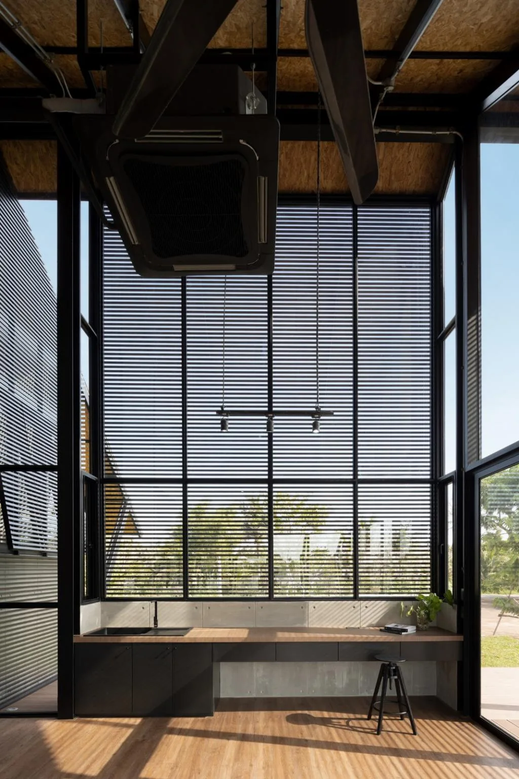 BIM Architecture | Triangle House, Backyard Private Residence/TOUCH Architect