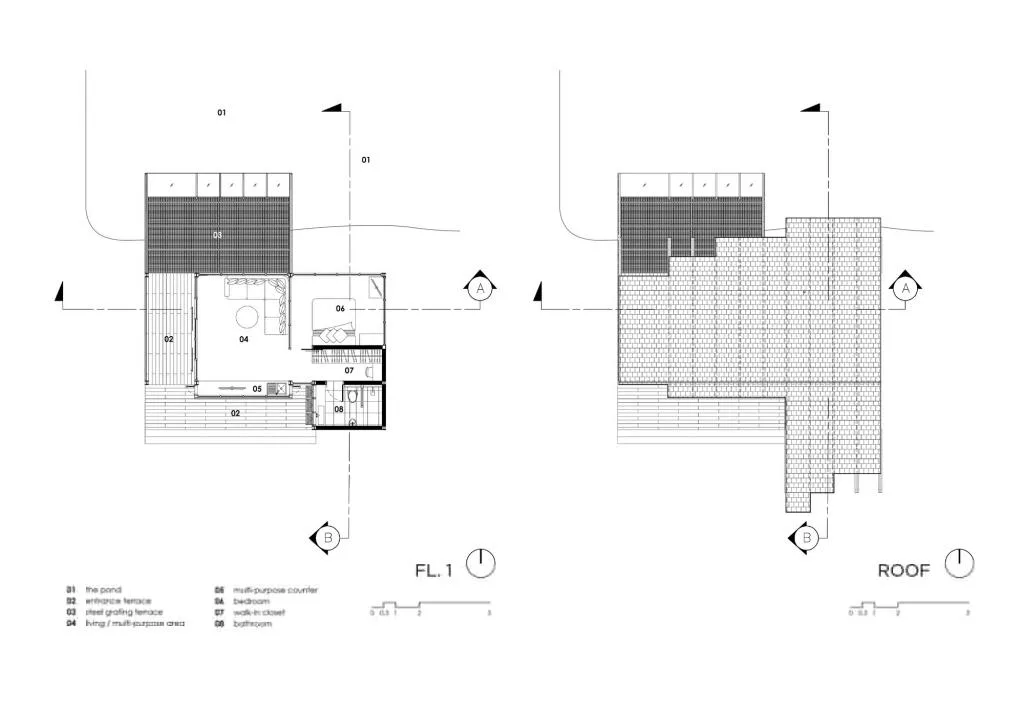 BIM Architecture | Triangle House, Backyard Private Residence/TOUCH Architect