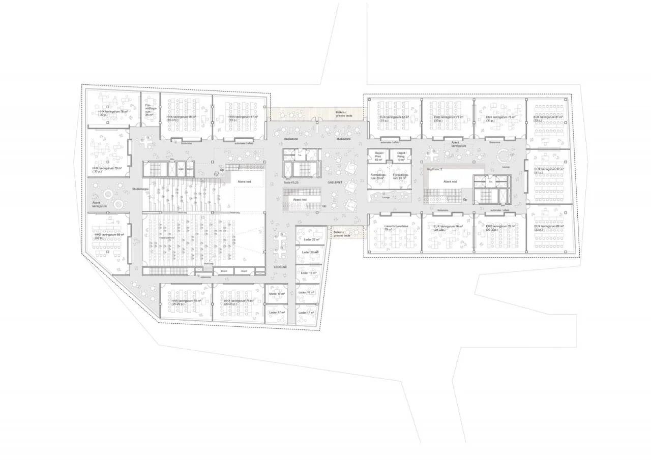 BIM Architecture | Mercantec Midtbyens Gymnasium/Cubo Architecture Firm