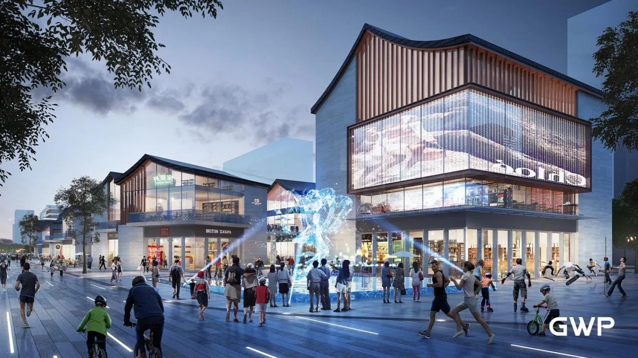BIM Architecture | Hangzhou Lin'an Tiaoxi Park Cultural and Leisure Commercial Street/GWP Works