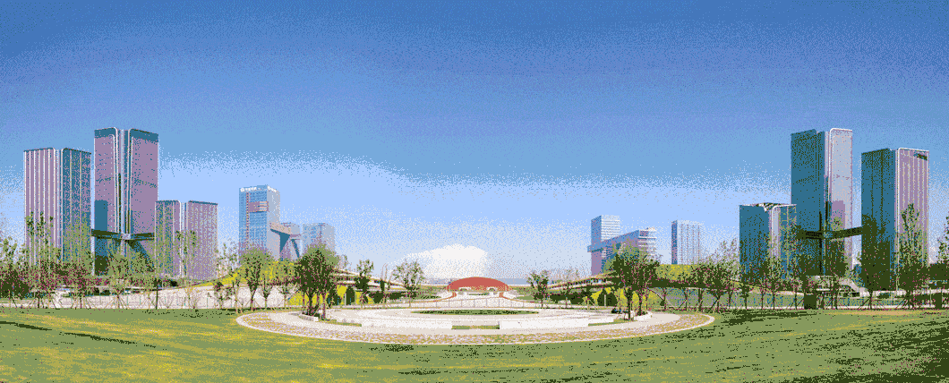 BIM Architecture | The Most Beautiful National Games come to a perfect end, and the Olympic Sports Axis Gate continues to bloom with new vitality/San Yi Architectural Design