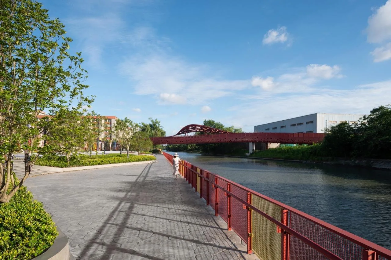 BIM Architecture | Landscape Public Space Renovation on the East Bank of Hengjing Port in Minhang, Shanghai/SPARK Architects