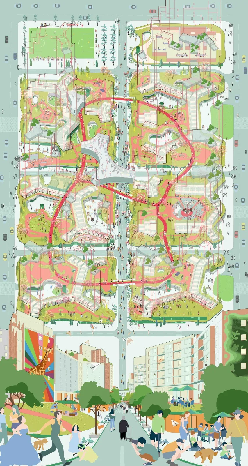 BIM Architecture | Baiziwan Public Rental Housing (Yanbao · Baiwan Home)/MAD announces first completed public rental housing project