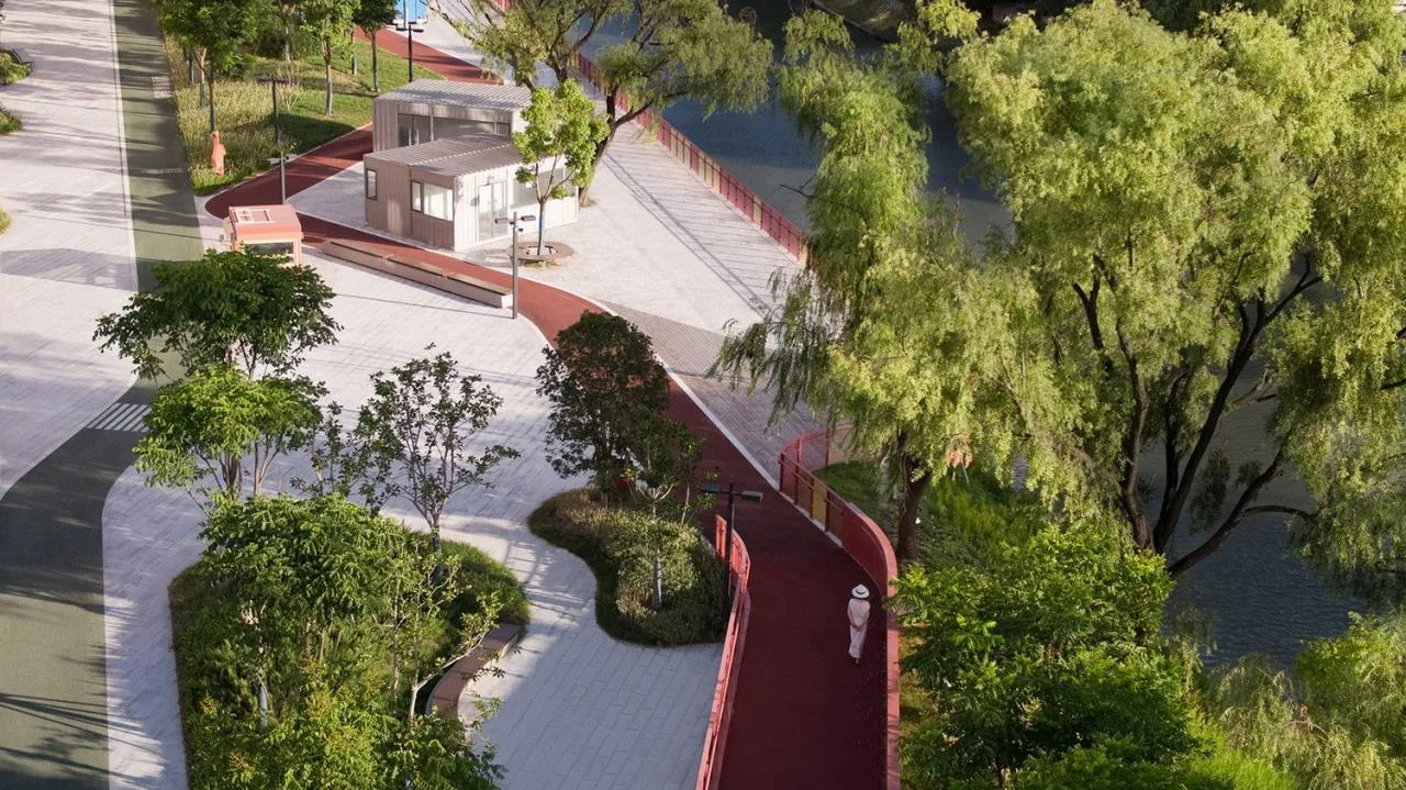 BIM Architecture | Landscape Public Space Renovation on the East Bank of Hengjing Port in Minhang, Shanghai/SPARK Architects