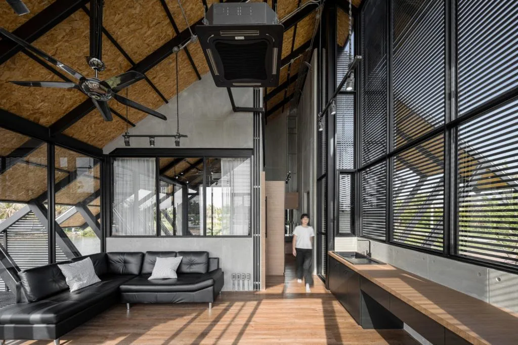 BIM Architecture | Triangle House, Backyard Private Residence/TOUCH Architect