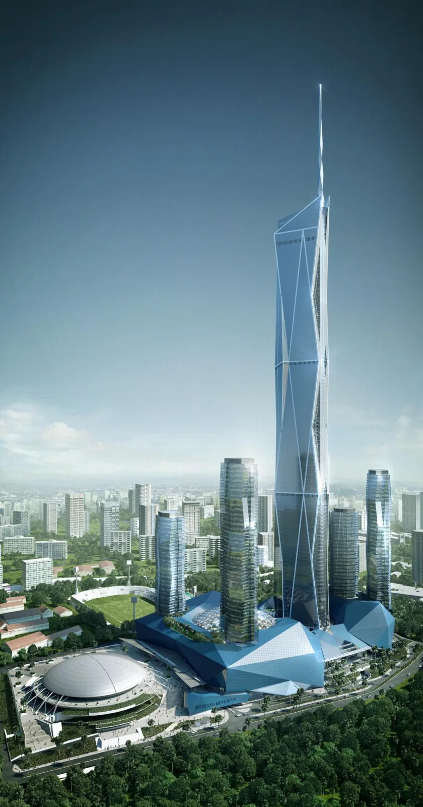 BIM Architecture | Merdeka 118 Building, Kuala Lumpur/Fender Katsalidis