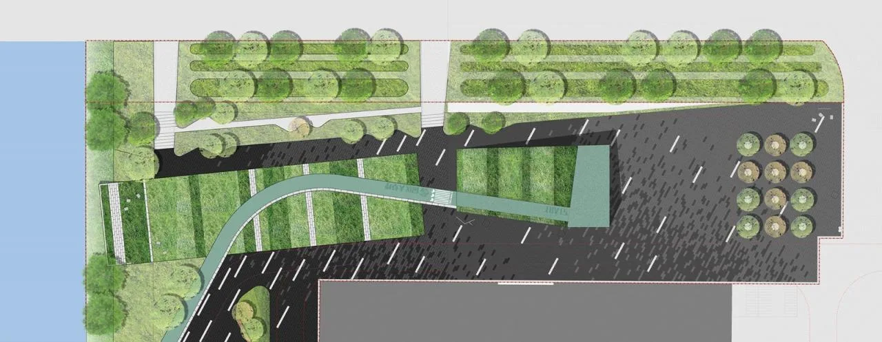BIM Architecture | Landscape Public Space Renovation on the East Bank of Hengjing Port in Minhang, Shanghai/SPARK Architects