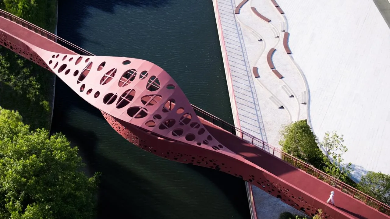 BIM Architecture | Landscape Public Space Renovation on the East Bank of Hengjing Port in Minhang, Shanghai/SPARK Architects
