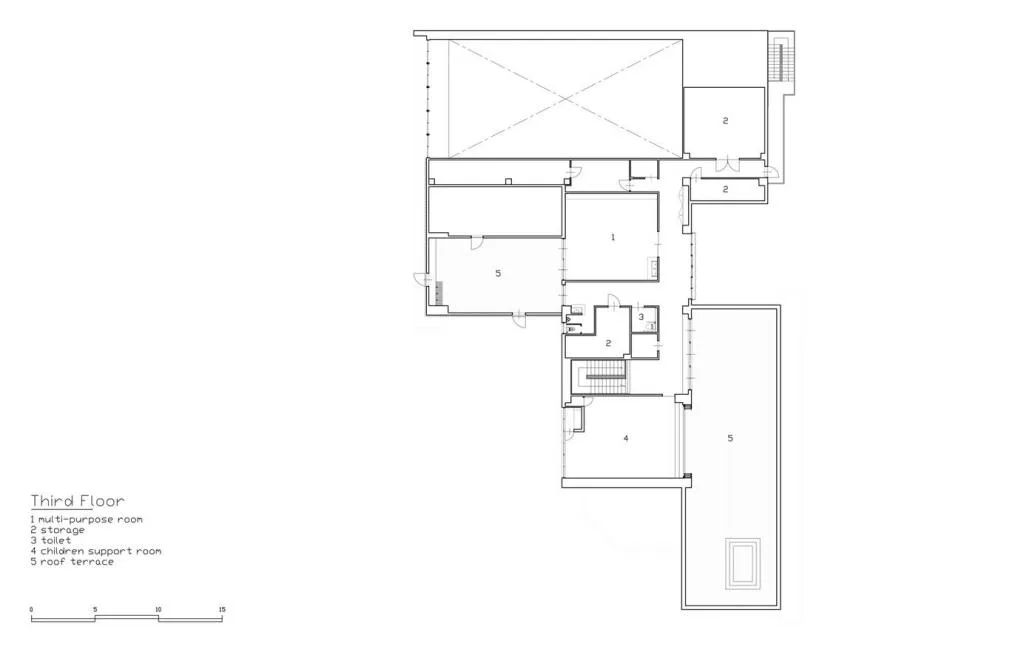BIM Architecture | EZ Kindergarten, Staircase Space Building Fun Game Space/Hibiya Design+Kids Design Labo