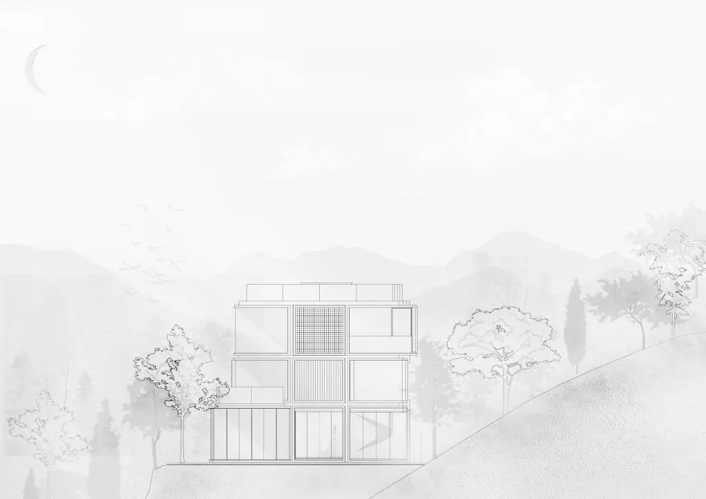 BIM Architecture | Jungle Cube 12 ³ - Shallow/Plain Architecture Design Firm SUA