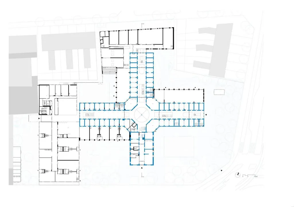 BIM architecture | School converted from prison/Atelier PRO architects