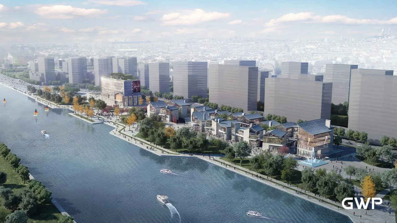 BIM Architecture | Hangzhou Lin'an Tiaoxi Park Cultural and Leisure Commercial Street/GWP Works