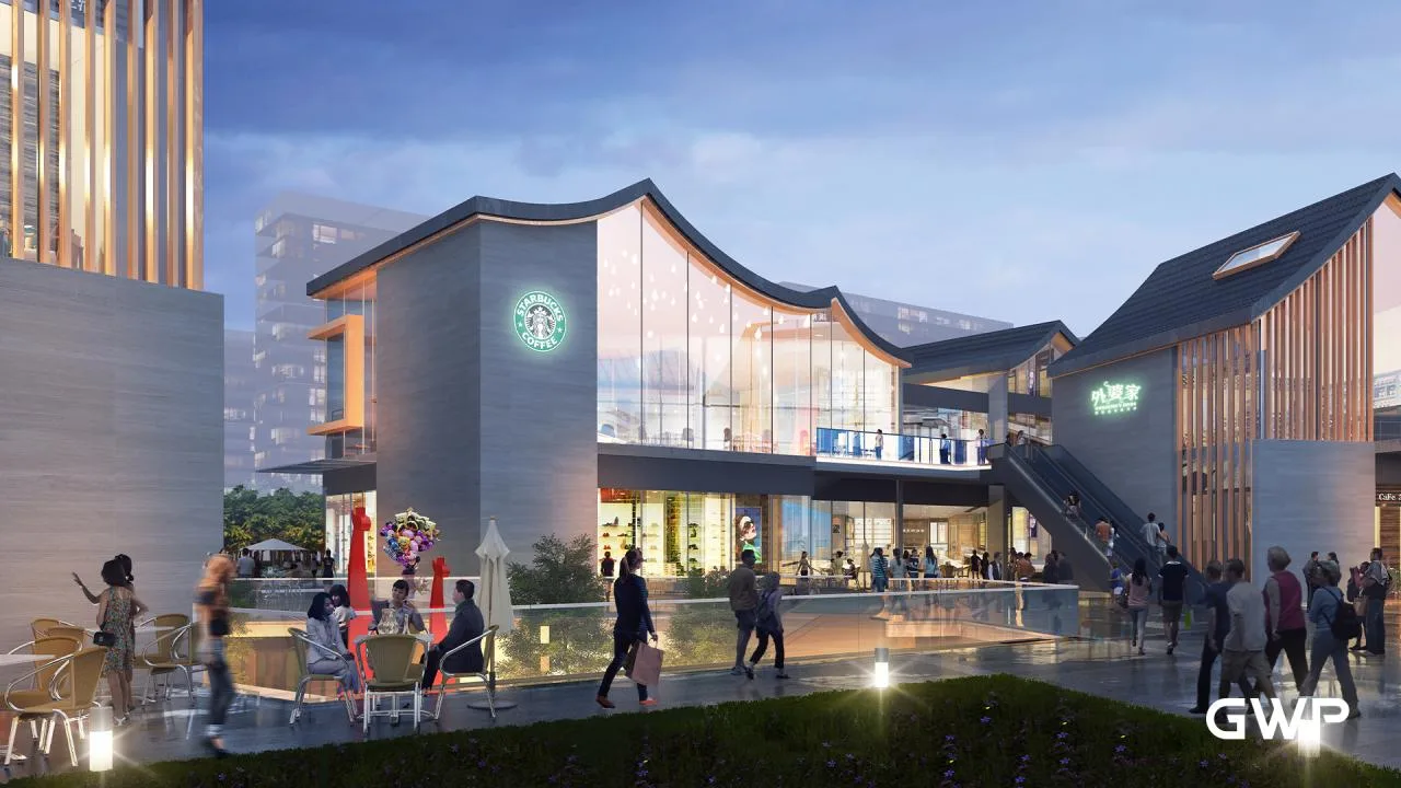 BIM Architecture | Hangzhou Lin'an Tiaoxi Park Cultural and Leisure Commercial Street/GWP Works