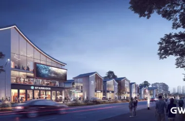 BIM Architecture: Hangzhou Lin'an Tiaoxi Park Cultural and Leisure Commercial Street by GWP Works-BIM WORLD