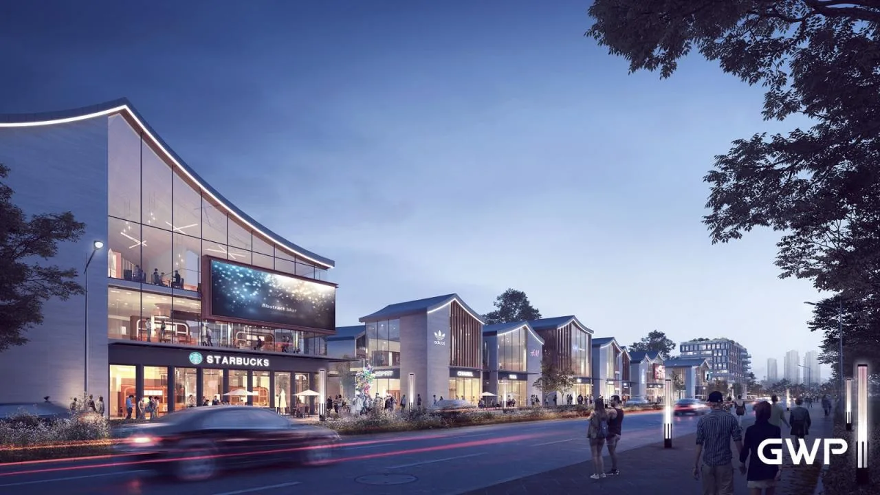 BIM Architecture | Hangzhou Lin'an Tiaoxi Park Cultural and Leisure Commercial Street/GWP Works