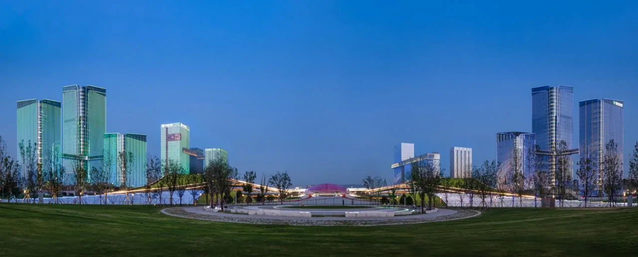 BIM Architecture | The Most Beautiful National Games come to a perfect end, and the Olympic Sports Axis Gate continues to bloom with new vitality/San Yi Architectural Design