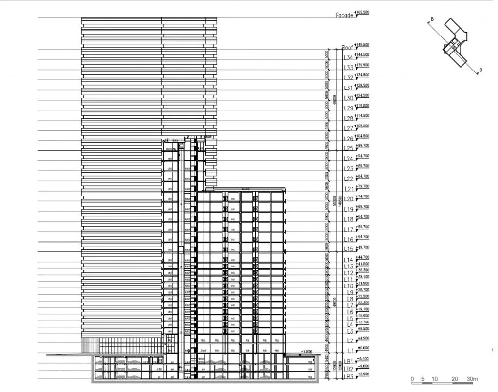 BIM Architecture | Guangzhou Nansha Jiantao Plaza/Aedas