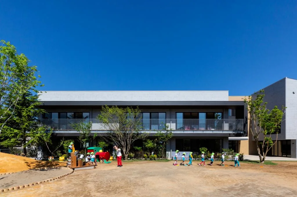 BIM Architecture | EZ Kindergarten, Staircase Space Building Fun Game Space/Hibiya Design+Kids Design Labo