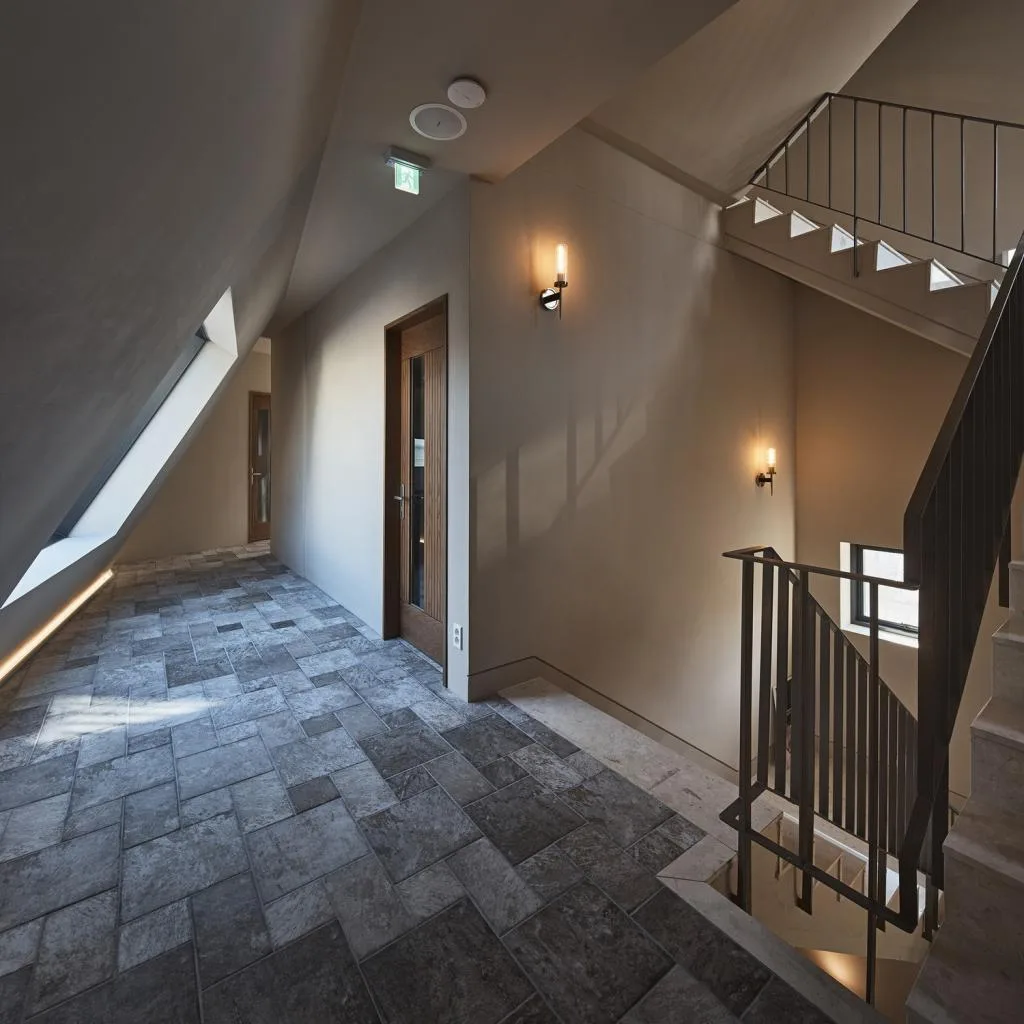 BIM Architecture | Diagonal Pyramid Concrete Building, Areuke Spa/Chiasmus Partners