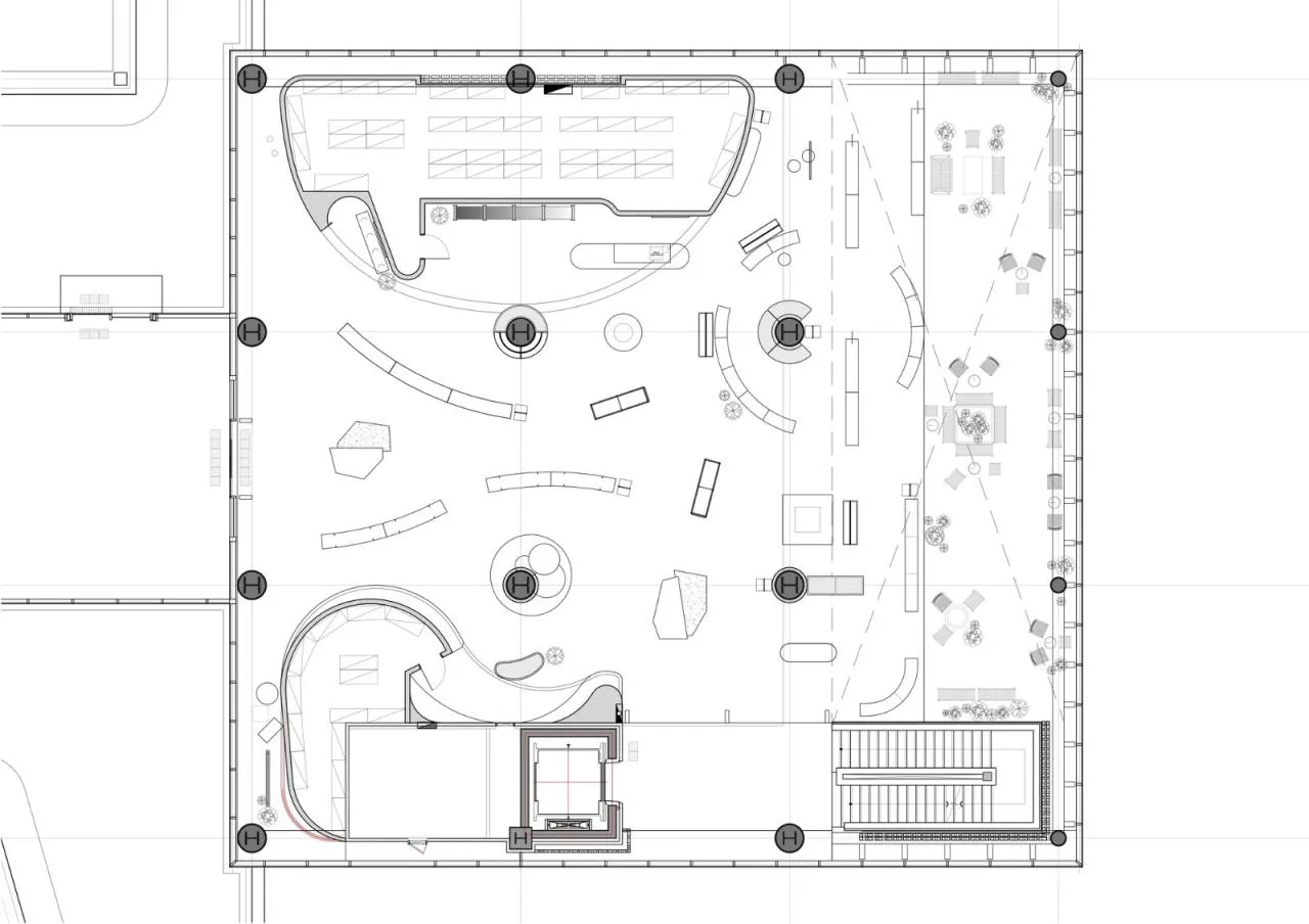 BIM Architecture | Discount Store No.1 Hall/BetwinSpace Design that can "hide"
