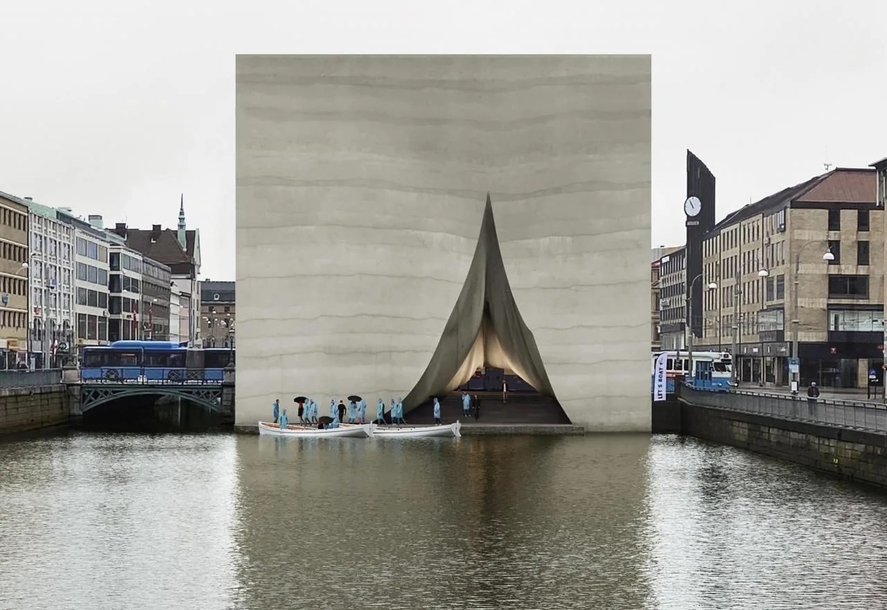 BIM Architecture | Brunnsparken Party Memorial Hall/Bornstein Lyckefors