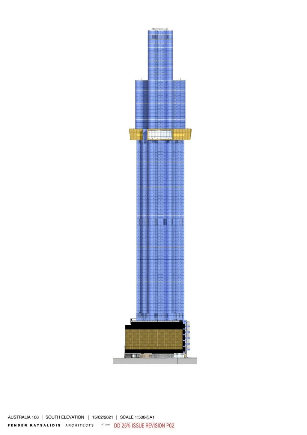 BIM Architecture | Australia 108 Residential Tower, Melbourne/Fender Katsalidis