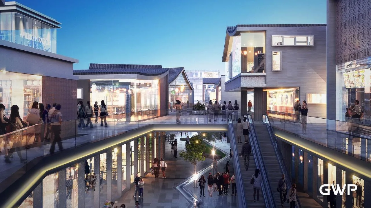 BIM Architecture | Hangzhou Lin'an Tiaoxi Park Cultural and Leisure Commercial Street/GWP Works