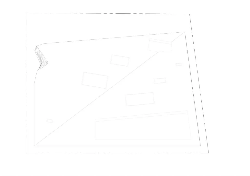 BIM Architecture | Diagonal Pyramid Concrete Building, Areuke Spa/Chiasmus Partners
