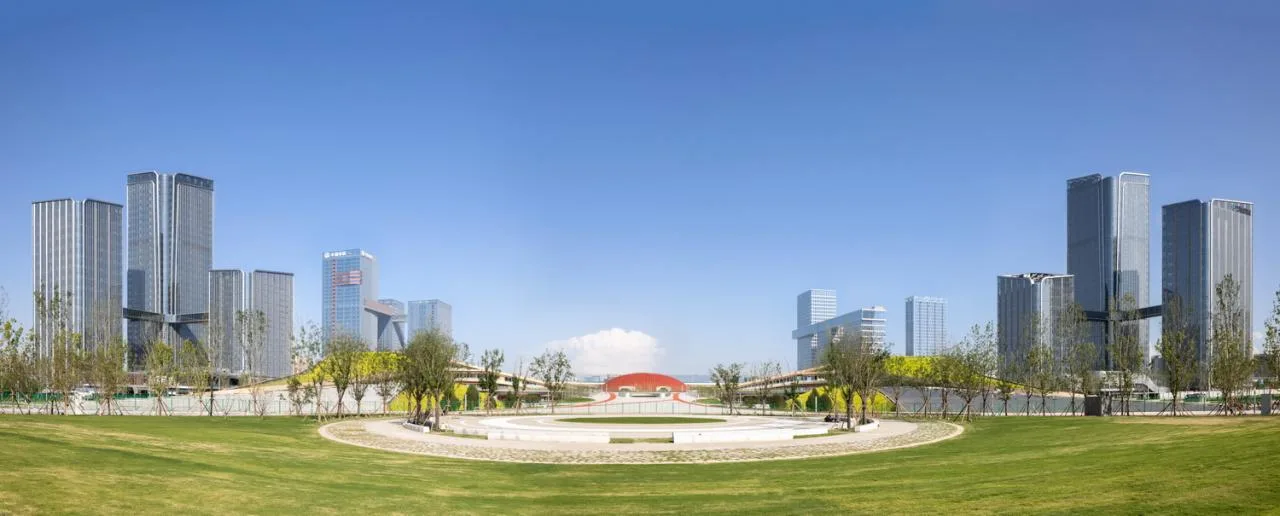BIM Architecture | The Most Beautiful National Games come to a perfect end, and the Olympic Sports Axis Gate continues to bloom with new vitality/San Yi Architectural Design