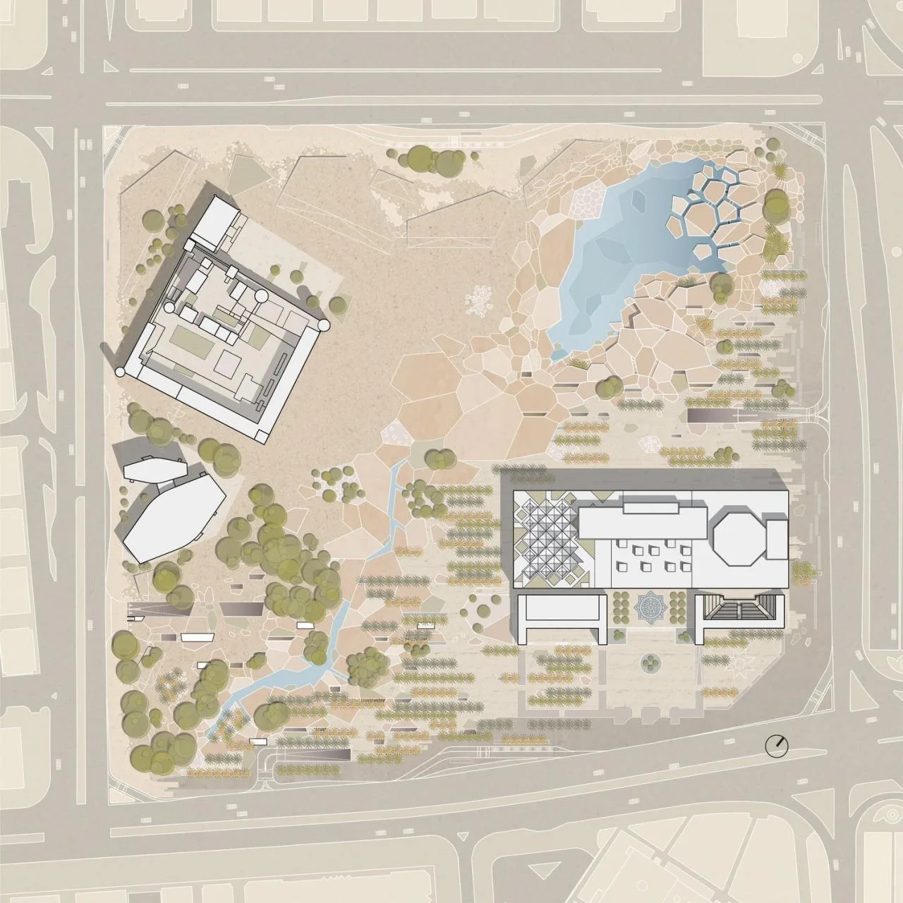 BIM Architecture | Al Musallah Chapel, Abu Dhabi Coast First Station/CEBRA