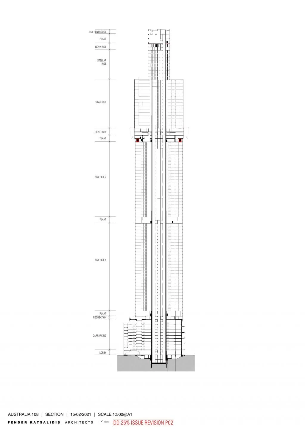 BIM Architecture | Australia 108 Residential Tower, Melbourne/Fender Katsalidis