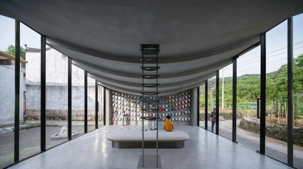 BIM Architecture | Bridge Gallery: Mount Huangshan Taoyuan Store of Shanghai Sanlian Bookstore/Lai Architectural Design Studio