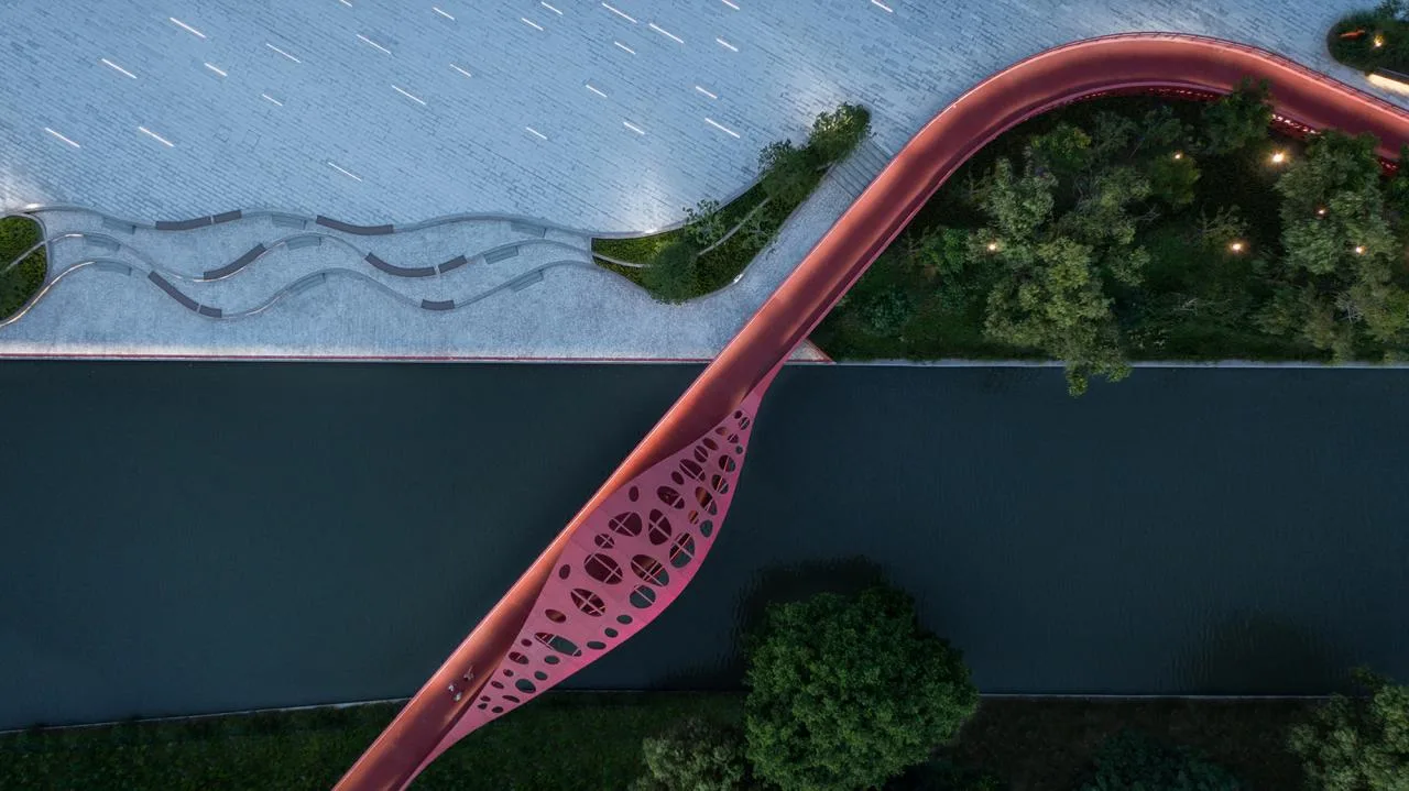 BIM Architecture | Landscape Public Space Renovation on the East Bank of Hengjing Port in Minhang, Shanghai/SPARK Architects