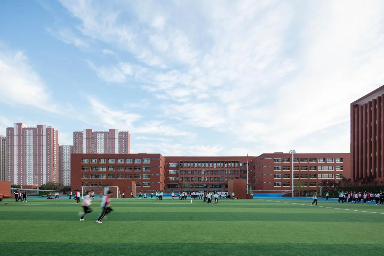 BIM Architecture | 'Harmony' and 'Harmony' Hall, Hall and Court: Architectural Design of Xi'an Aerospace City No.1 Middle School/Architectural Design and Research Institute of Xi'an University of Architecture and Technology