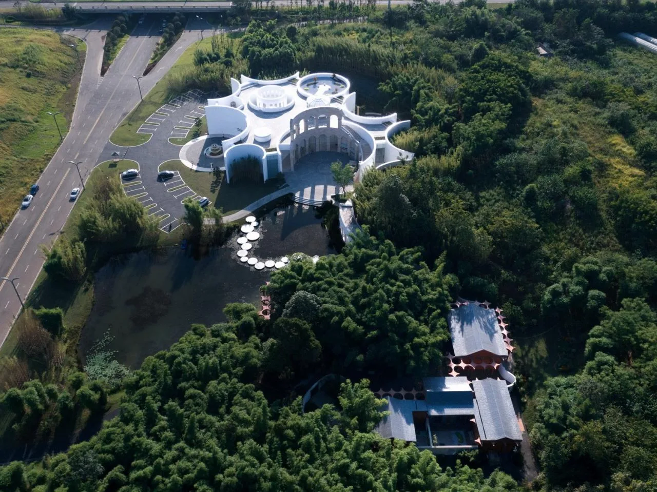 BIM Architecture | China Pavilion of China Italy Cultural and Art Exchange Center/AOE Construction Team
