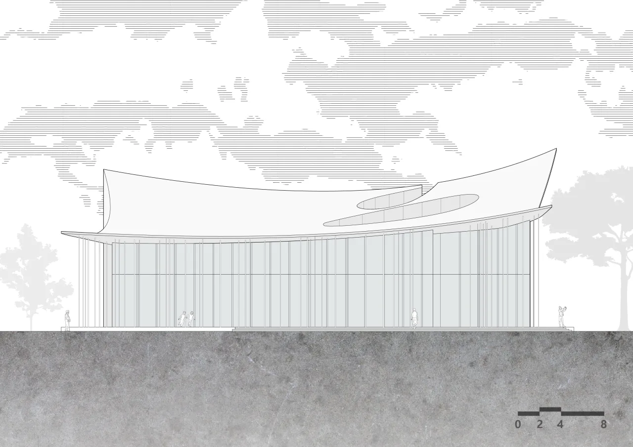 BIM Architecture | Zangma Mountain Flying Carpet: Parent Child Activity Center/Qicheng Design