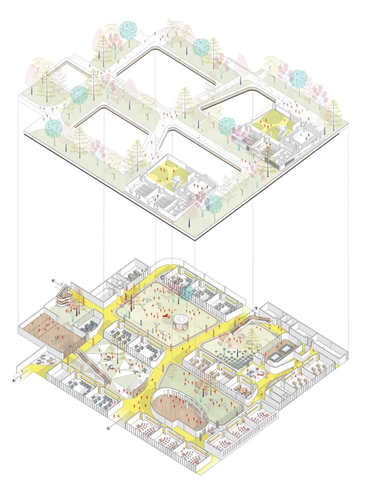 BIM Architecture | Chongqing Liangjiang People's Primary School: Brave Adventure in Nature/Gad