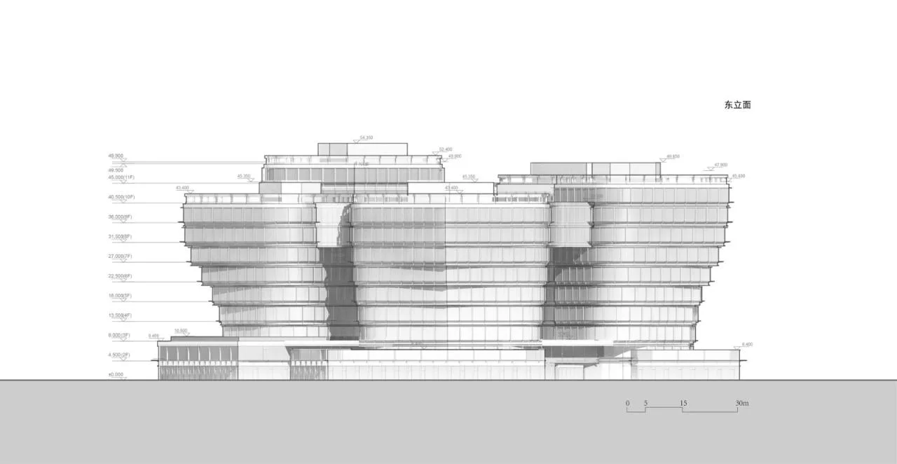 BIM Architecture | Shanghai Junkang Financial Plaza/Architectural Landscape Design