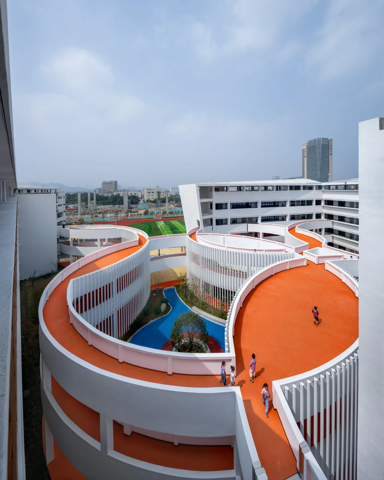 BIM Architecture | Dimension Transfer: Fengxi Elementary School/Mizhang Architecture