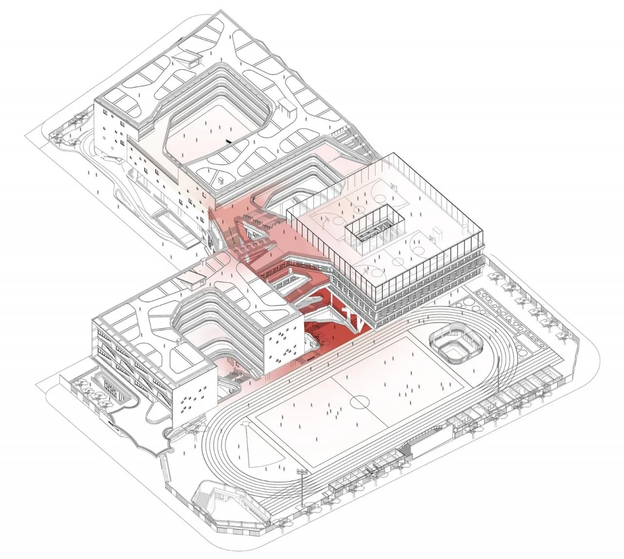 BIM Architecture | Shangxing School/Fifth Building, Bao'an District, Shenzhen