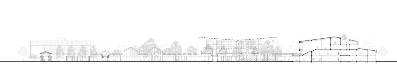BIM Architecture | Asking Under the Tree, Building Gardens in the Mountains - Yueqing Jingshan Public School/Zhejiang University Architectural Design and Research Institute Co., Ltd