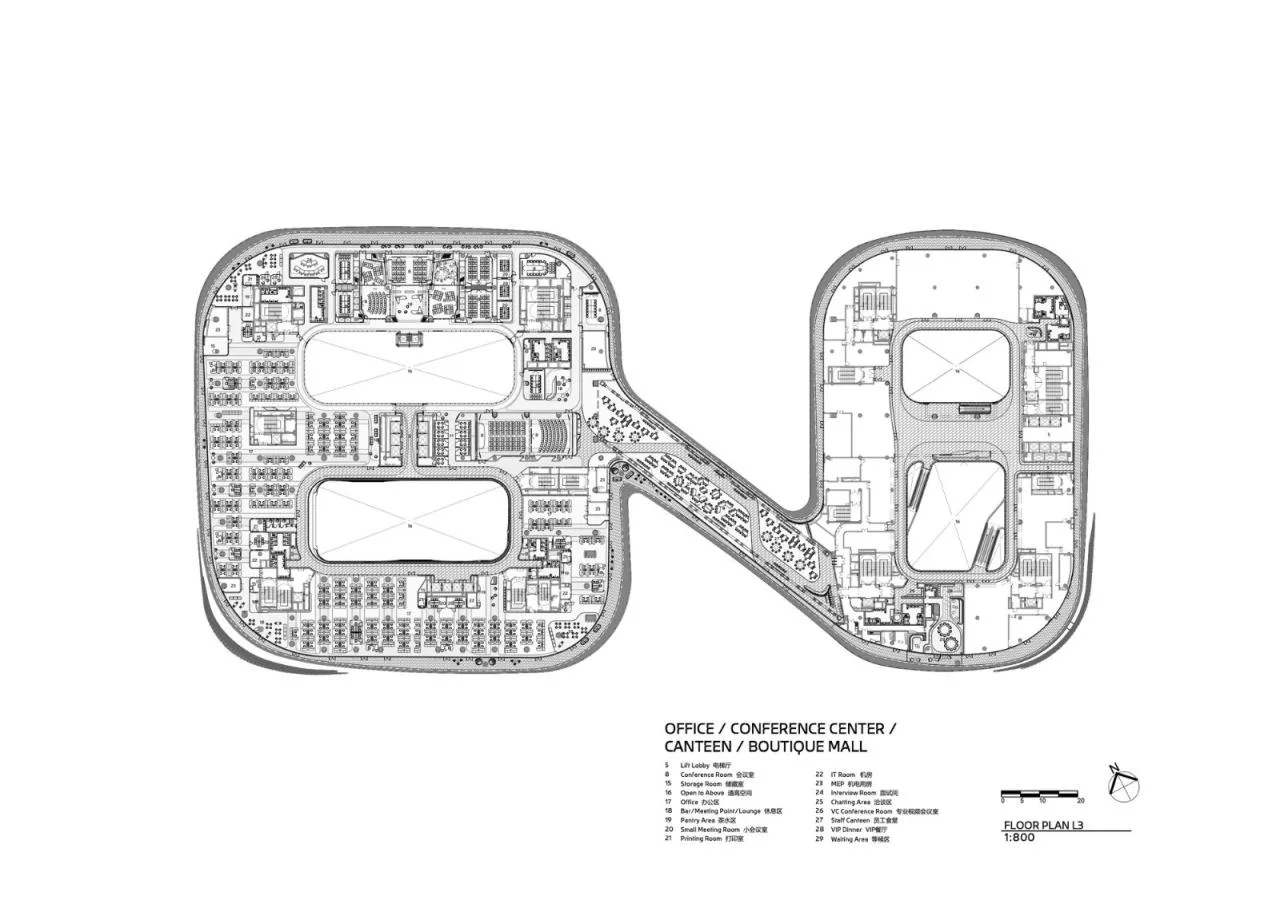 BIM Architecture | Infinitus Headquarters/Zaha Hadid Architects
