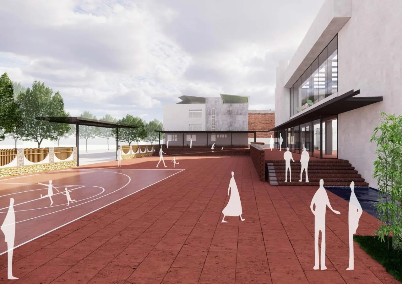 BIM Architecture | Rooted in! Growth! ——Pingle Ancient Town Theater Renovation/Thick Stone Design in Qionglai City