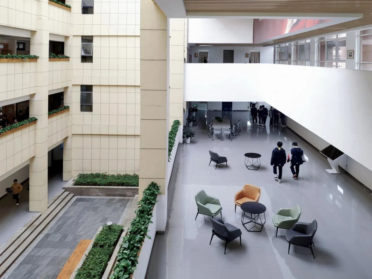 BIM Architecture | 'Harmony' and 'Harmony' Hall, Hall and Court: Architectural Design of Xi'an Aerospace City No.1 Middle School/Architectural Design and Research Institute of Xi'an University of Architecture and Technology