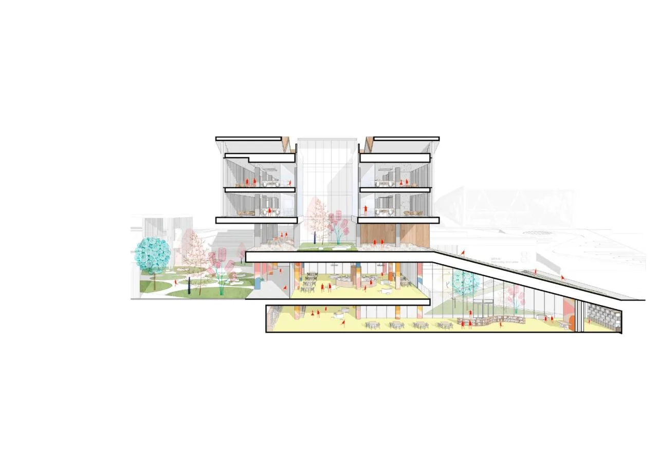 BIM Architecture | Chongqing Liangjiang People's Primary School: Brave Adventure in Nature/Gad