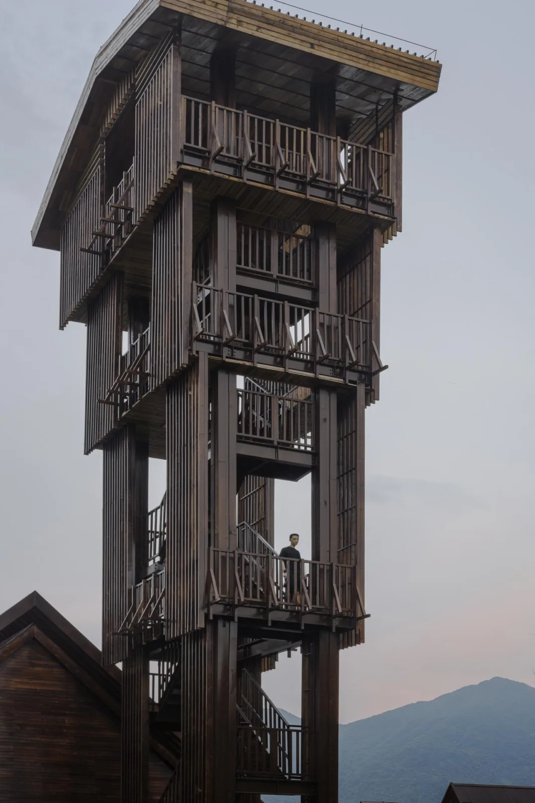 BIM Architecture | Wooden Town: Island, Jungle, Small Wooden House, Jiujiang/Pingjie Design